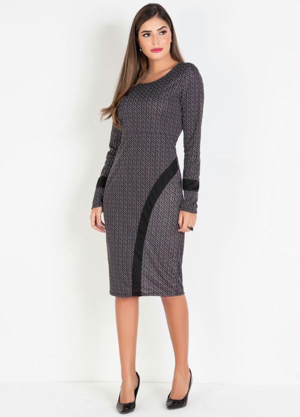 Rosalie - Vestido com Recorte Frontal Geométrico 3