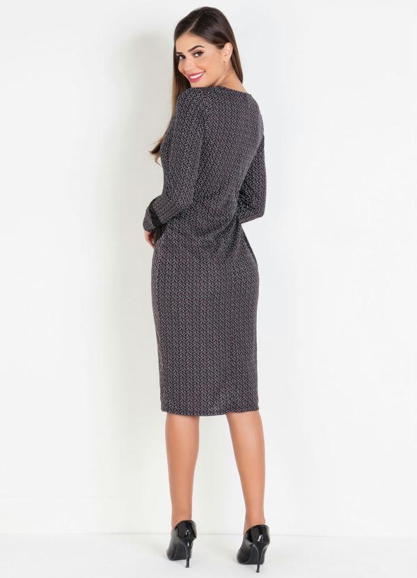 Rosalie - Vestido com Recorte Frontal Geométrico 5