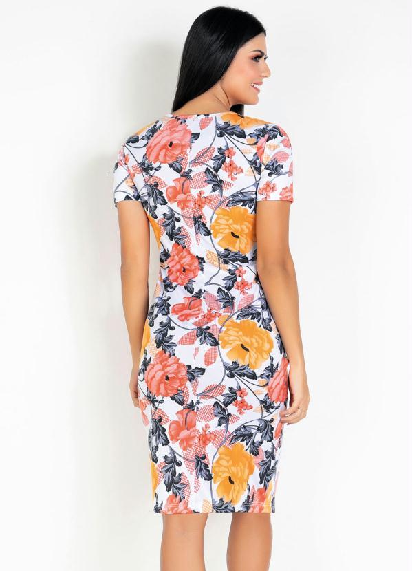 Rosalie - Vestido com Recortes Floral 2