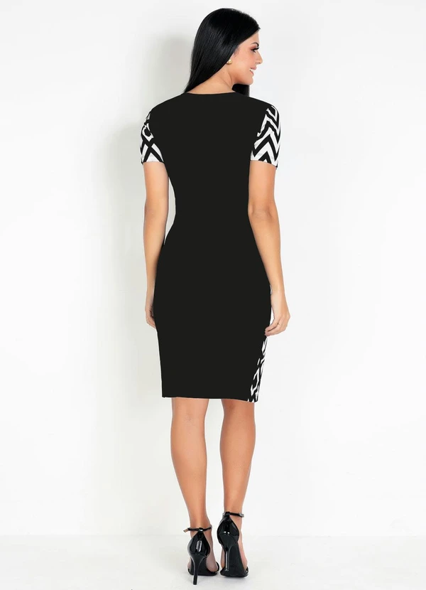 Rosalie - Vestido com Recortes Geométrico 10