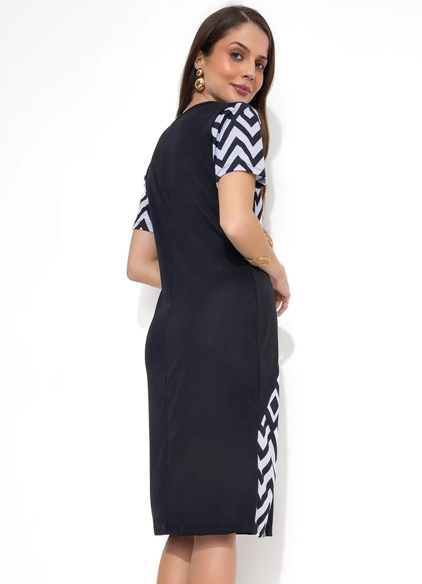 Rosalie - Vestido com Recortes Geométrico 2