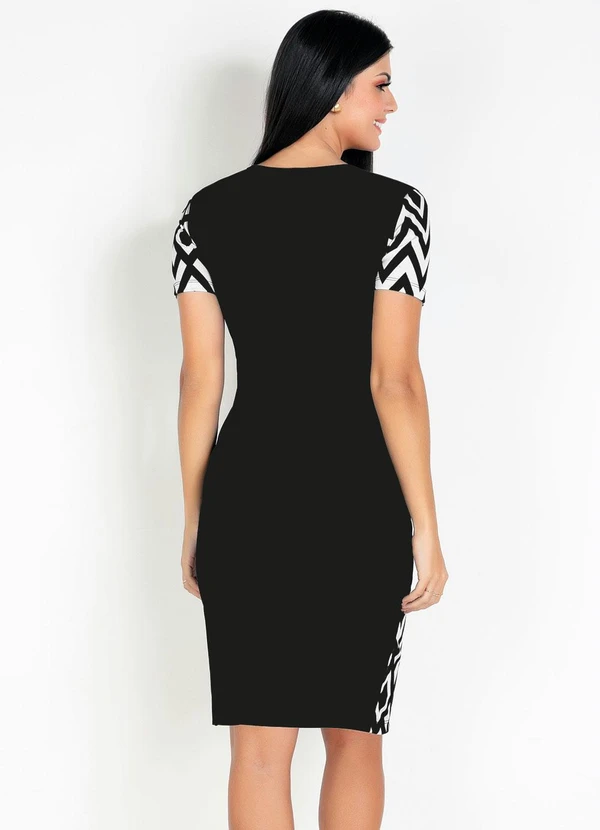 Rosalie - Vestido com Recortes Geométrico 7