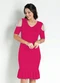 Rosalie - Vestido com Transparência Pink - variação: Pink