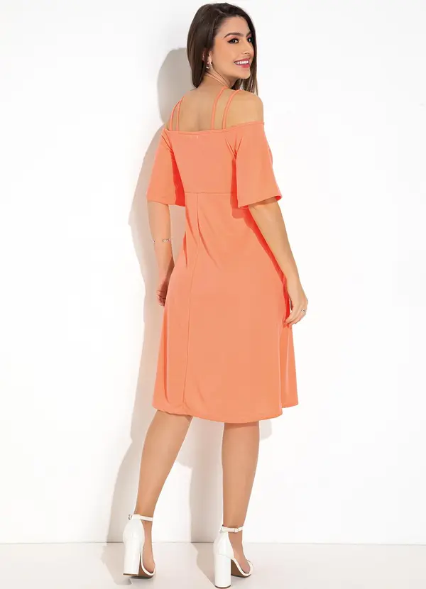 Rosalie - Vestido Coral em Malha 4