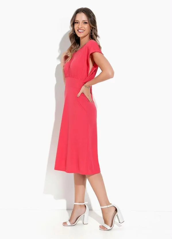 Rosalie - Vestido Coral Manga Japonesa 2