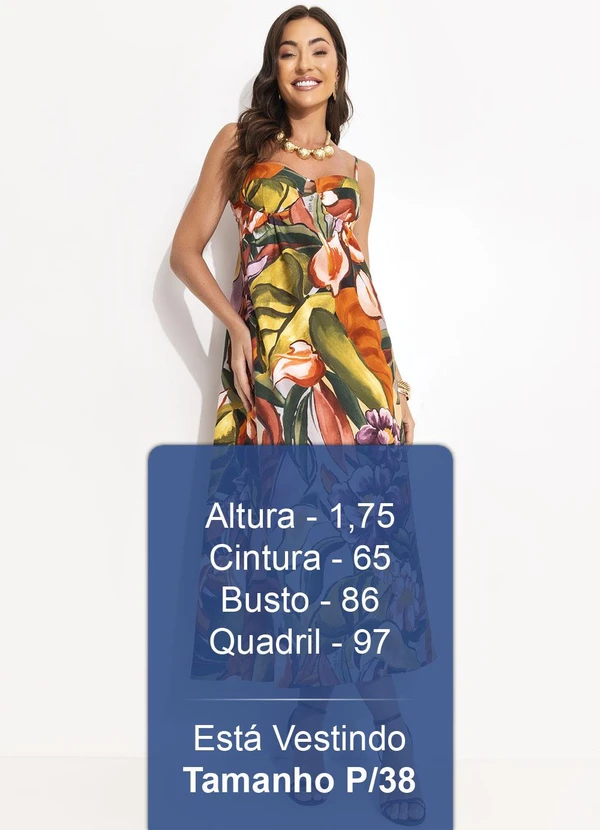 Farm - Vestido Cropped Alça Folhagem de Inverno Verde 6