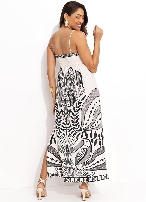 Farm - Vestido Cropped Alça Rendeira Preto 2