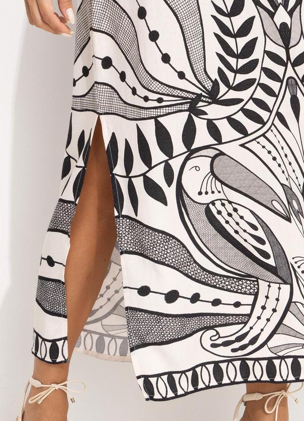 Farm - Vestido Cropped Alça Rendeira Preto 7