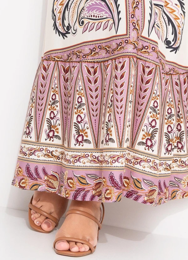 Farm - Vestido Cropped Ananda Bege 7