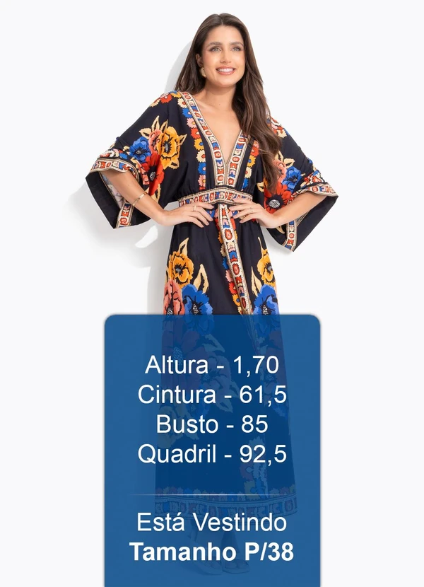 Farm - Vestido Cropped Antuerpia Lenço Preto 4