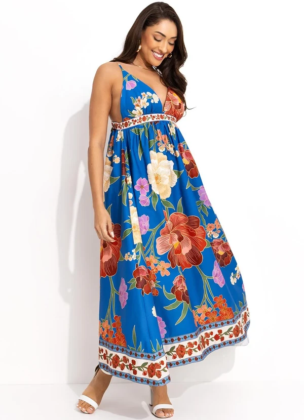 Farm - Vestido Cropped Azul 6