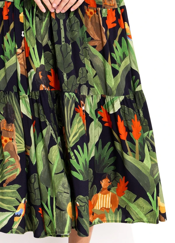 Farm - Vestido Cropped Beleza Tropcal Verde 6