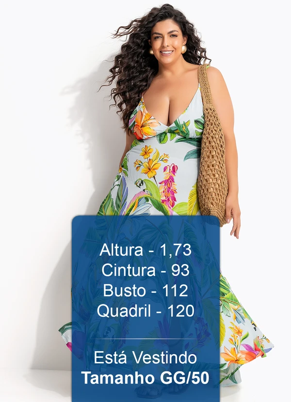 Farm - Vestido Cropped Canto dos Pássaros Azul 12