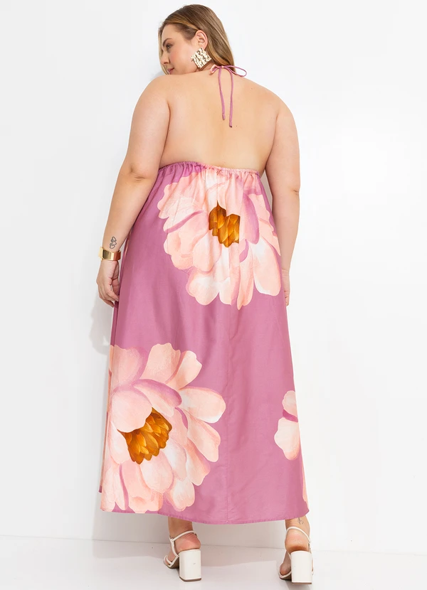 Farm - Vestido Cropped Chita Bella Flor Rosa 12