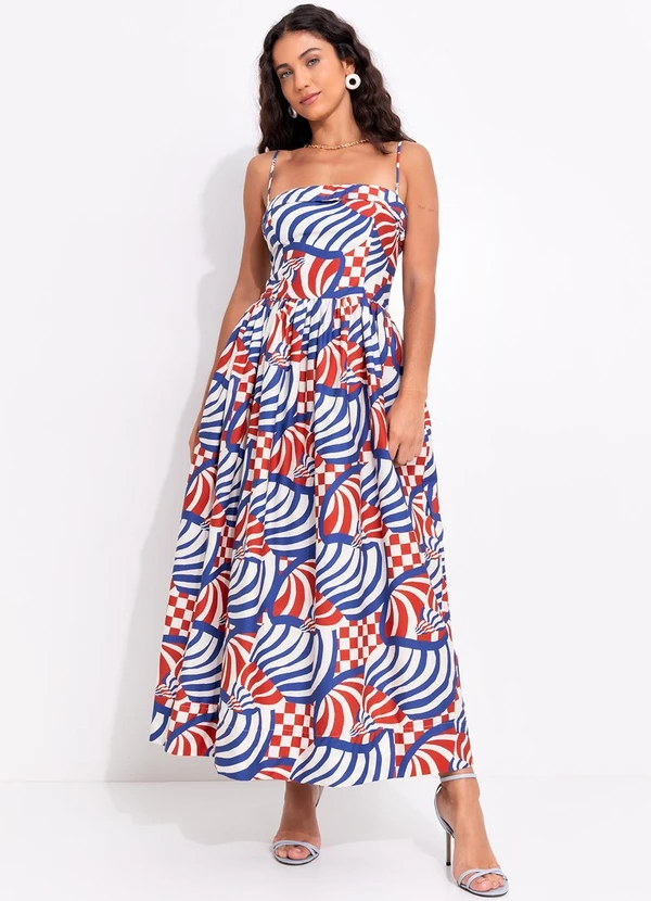 Farm - Vestido Cropped Concha Grafica Branco 3