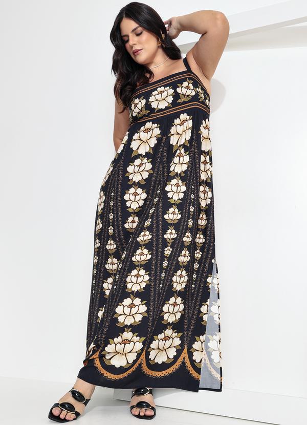 Farm - Vestido Cropped Flor Bordada Preto 6