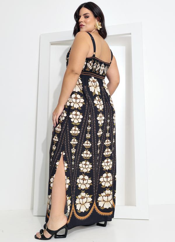 Farm - Vestido Cropped Flor Bordada Preto 7