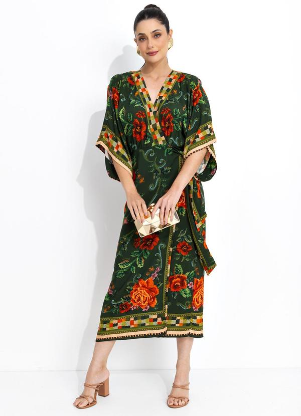 Farm - Vestido Cropped Flor Realeza 3