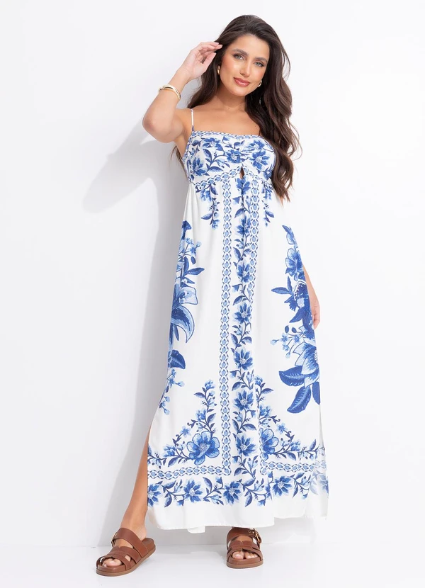 Farm - Vestido Cropped Fruta de Verão Off White 3