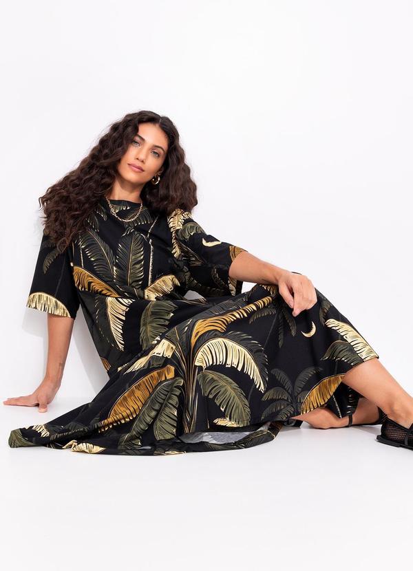 Farm - Vestido Cropped Itacaré Preto 4