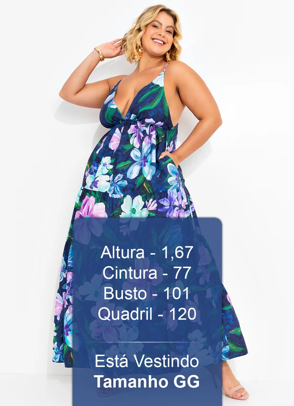 Farm - Vestido Cropped Lineia Azul 13