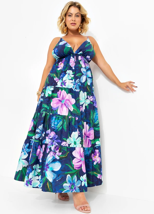 Farm - Vestido Cropped Lineia Azul 10