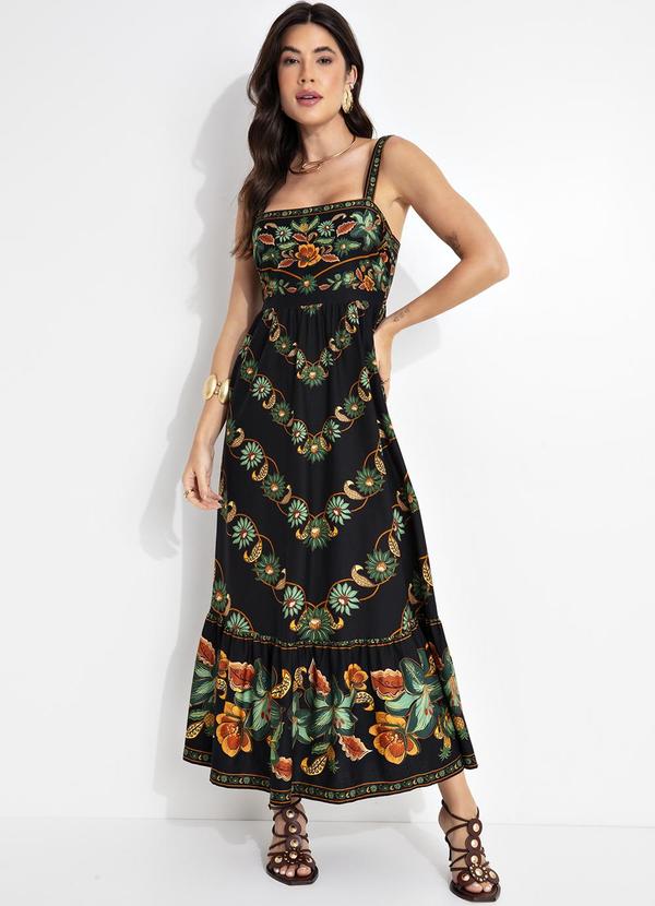 Farm - Vestido Cropped Marcelle Preto 4