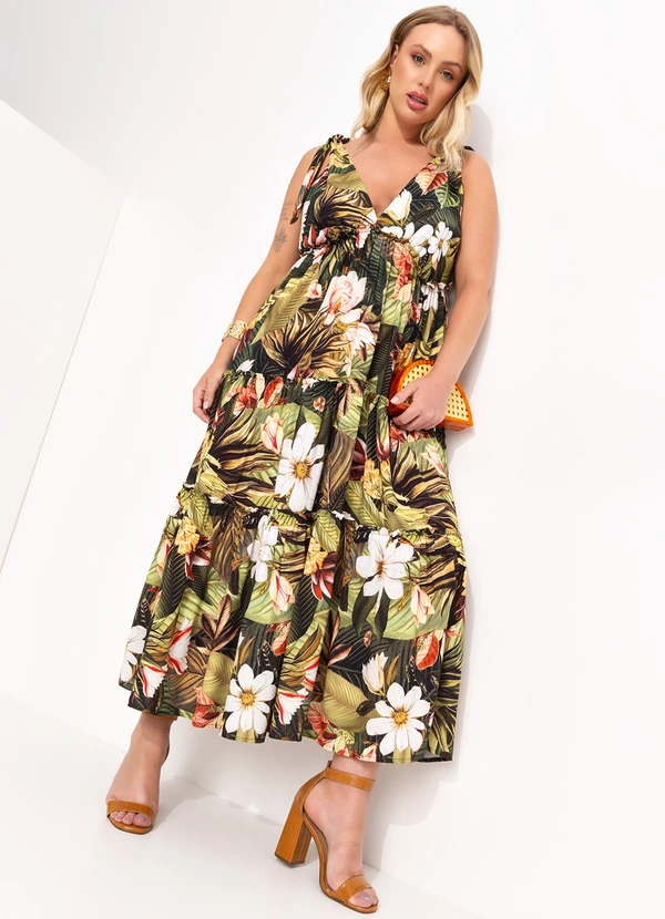 Farm - Vestido Cropped Palma do Norte Verde 10