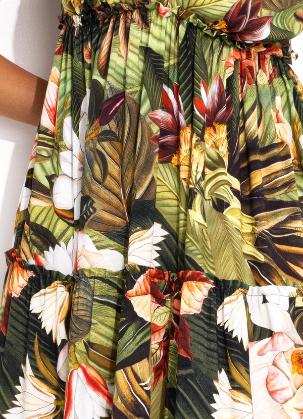 Farm - Vestido Cropped Palma do Norte Verde 7