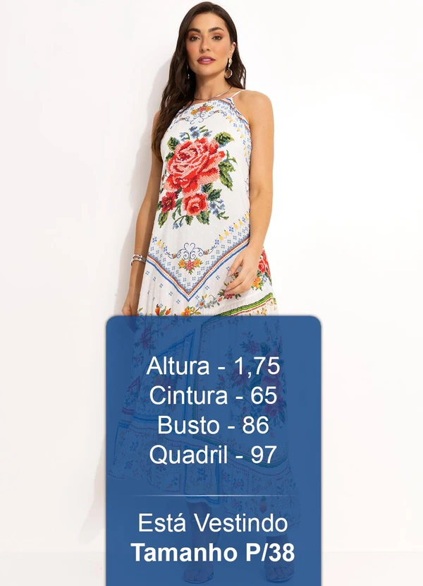 Farm - Vestido Croppedem Viscose Off White 5