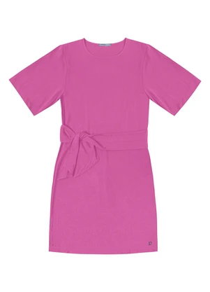 Endless - Vestido Curto Feminino com Cinto Rosa - ENDLESS
