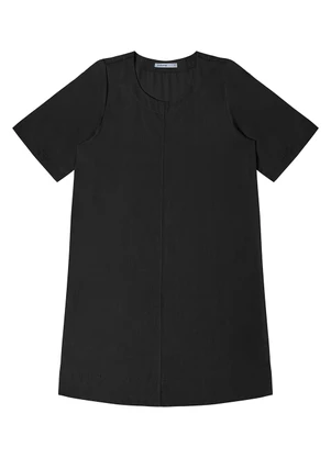 Endless - Vestido Curto Feminino Gola Redonda Preto - ENDLESS