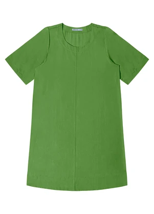 Endless - Vestido Curto Feminino Gola Redonda Verde - ENDLESS
