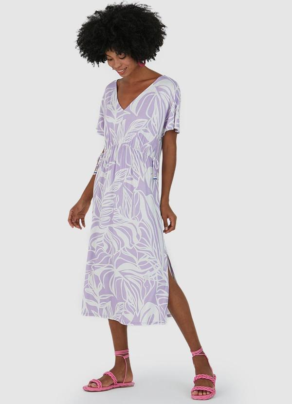 Malwee - Vestido Curto Feminino Lilás