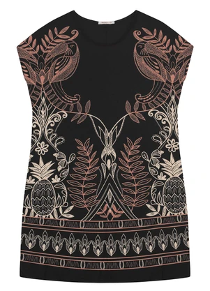 Secret Glam - Vestido Curto Plus Size Preto - SECRET GLAM