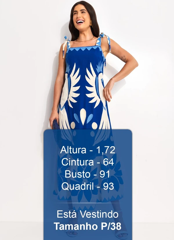 Farm - Vestido Cutwork Lenço Sonho de Mar Azul 6