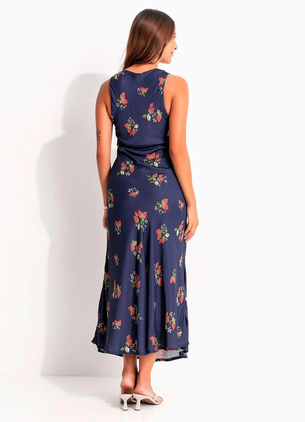 Farm - Vestido Doce Morango Azul 2