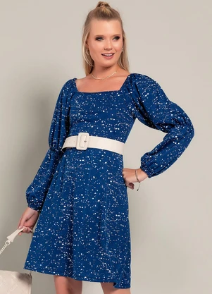 Moda Pop - Vestido Efeito Textura em Malha - MODA POP