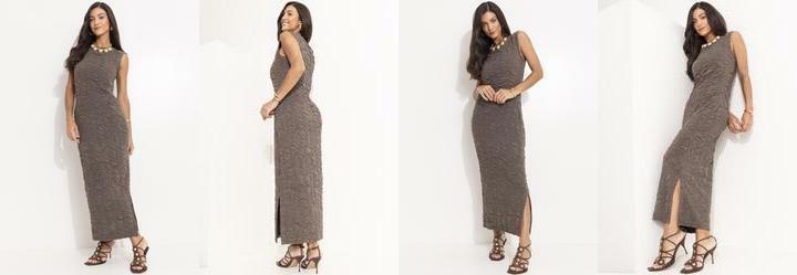 Vestido em Malha Matelass