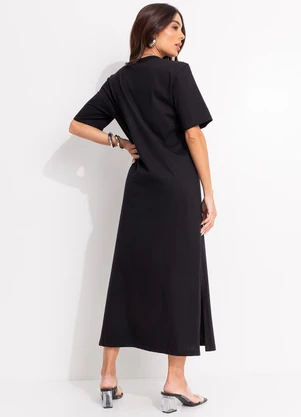 Colcci - Vestido em Malha Preto - COLCCI