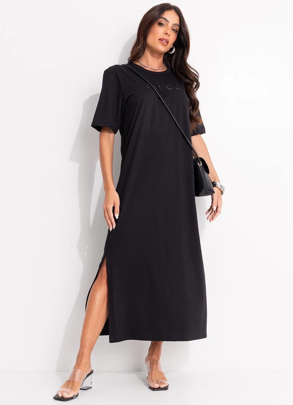 Colcci - Vestido em Malha Preto 3