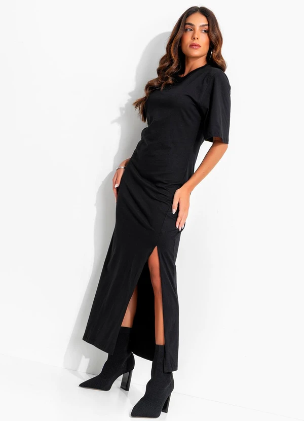 Colcci - Vestido em Malha Preto 3