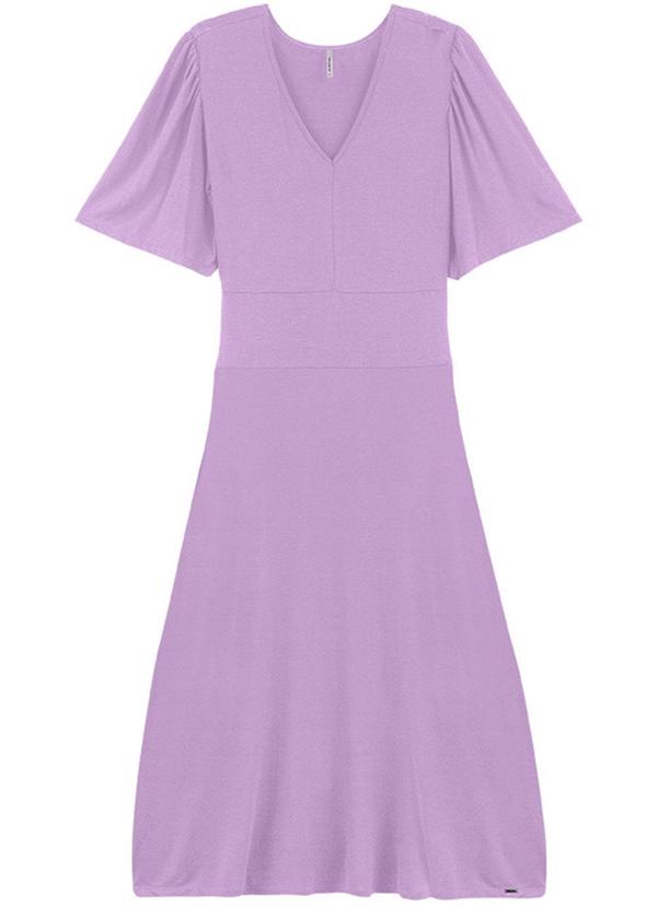 Rezzato - Vestido em Malha Tricô Summer Dreams Adulto Roxo