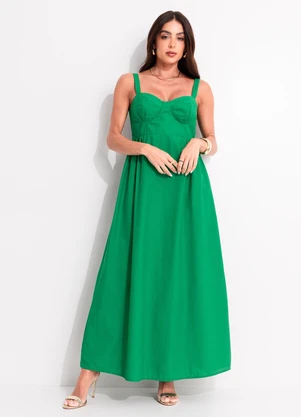 Colcci - Vestido em Malha Verde - COLCCI