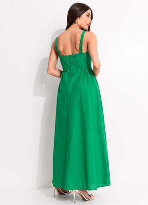 Colcci - Vestido em Malha Verde - COLCCI