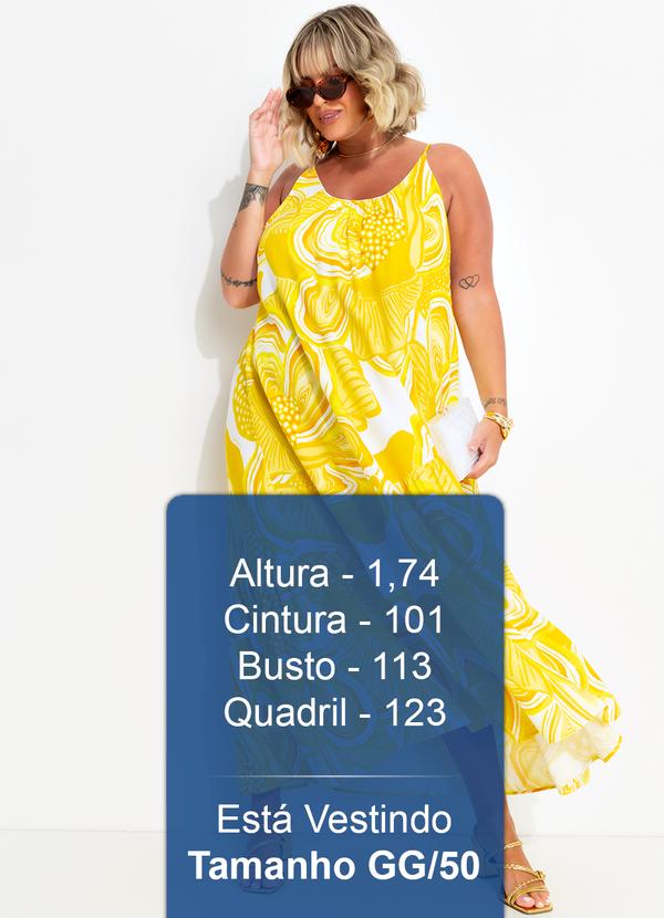 Farm - Vestido em Viscolinho Amarelo 13