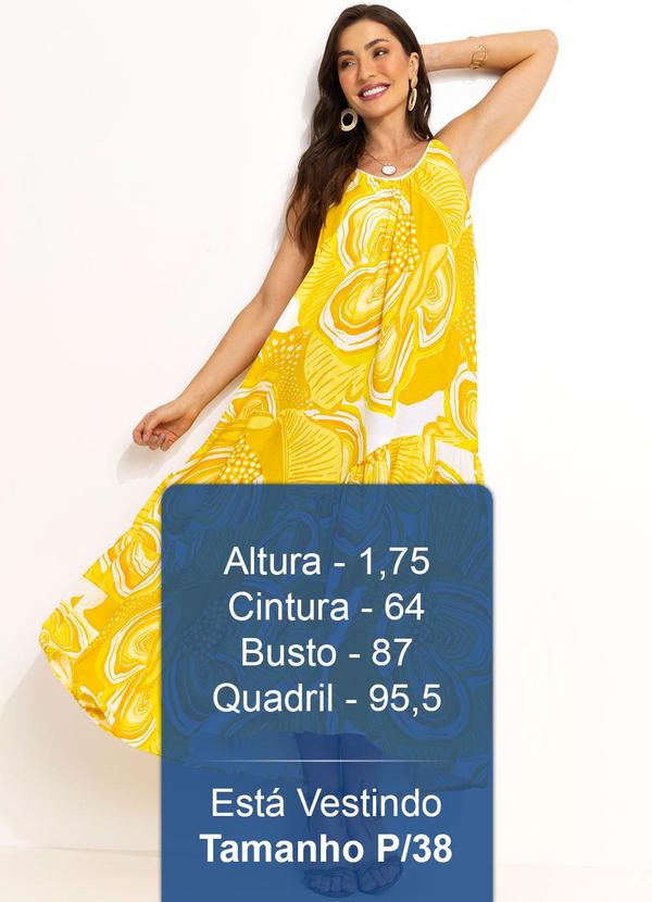 Farm - Vestido em Viscolinho Amarelo 6