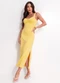 Colcci - Vestido em Viscose Amarelo - variação: Amarelo