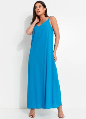 Colcci - Vestido em Viscose Azul - COLCCI