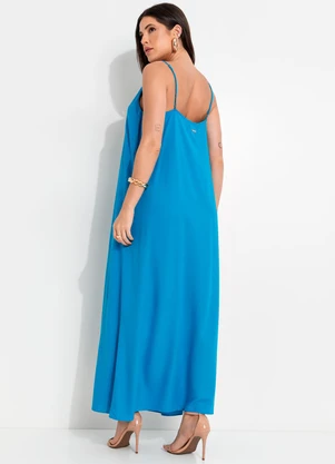 Colcci - Vestido em Viscose Azul - COLCCI